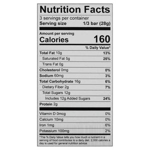 Theo Chocolate Dark Chocolate Organic Salted Toffee 55% 12/3 OZ [UNFI #1803584] [ebt] T