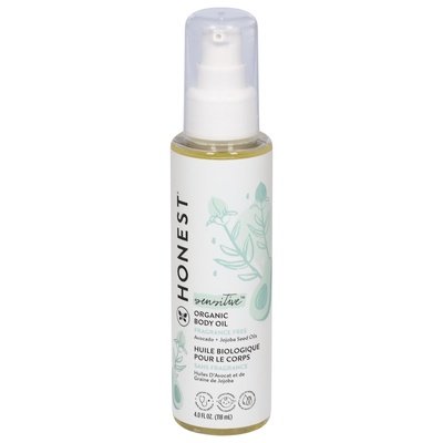 The Honest Co Body Oil Organic Fragrance Free 4 OZ [UNFI #1587807] T
