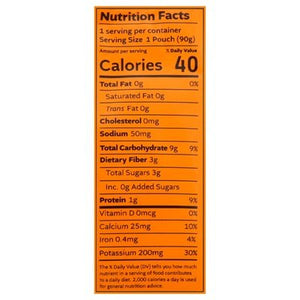 White Leaf Provisions Baby Food Carrot + Sweet Potato + Pea 6/90 GRM [UNFI #2342269] [ebt]