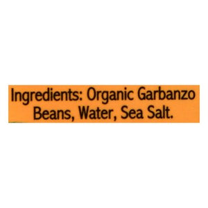Jacks Quality Garbanzo Beans Organic Low Sodium 8/13.4 OZ [UNFI #1993294] [ebt]