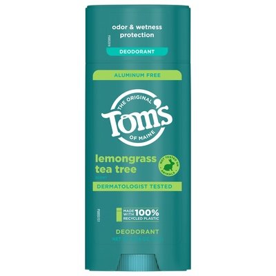 Toms Of Maine Deodorant Lemongrass Tea Tree Aluminum Free 1/3.25 OZ [UNFI #3037728] T
