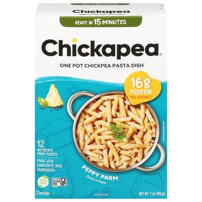 Chickapea Pasta Pasta Dish One Pot Chickpea Peppy Parm 6/7 OZ [UNFI #2965812] [ebt]