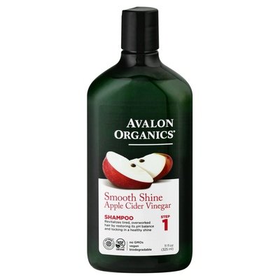 Avalon Organics Shampoo Apple Cider Vinegar Smooth Shine Step 1 1/11 OZ [UNFI #2186021] T