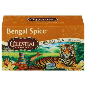 Celestial Seasonings Herbal Tea Bengal Spice Caffeine Free Tea Bags 6/20 BAG [UNFI #677922] [ebt]