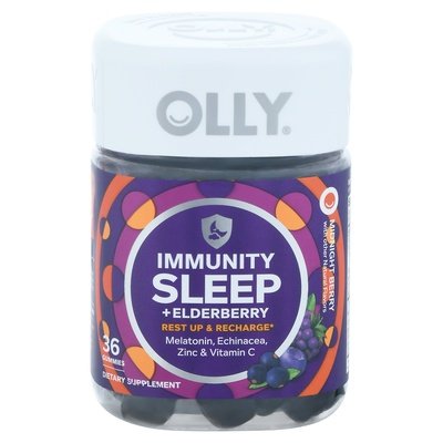 Olly Immunity Sleep + Elderberry Midnight Berry Gummies 3/36 CT [UNFI #2999910] T