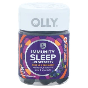 Olly Immunity Sleep + Elderberry Midnight Berry Gummies 3/36 CT [UNFI #2999910] T