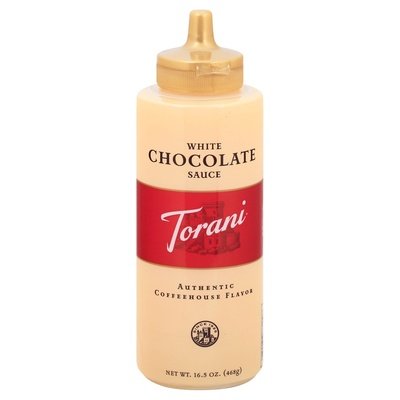 Torani Sauce White Chocolate 4/16.5 OZ [UNFI #2459956] [ebt] T
