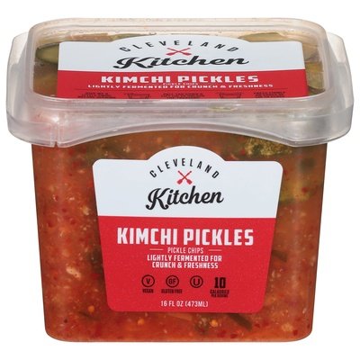 Cleveland Kitchen Pickle Chips Kimchi 12/16 OZ [UNFI #2976538] [ebt]