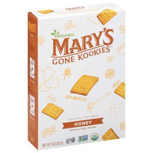 Marys Gone Kookies Graham-Style Snacks Organic Honey 6/5 OZ [UNFI #2797801] [ebt]