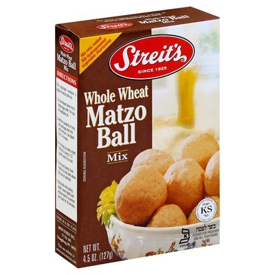 Streits Matzo Ball Mix Whole Wheat 12/4.5 OZ [UNFI #196543] [ebt]