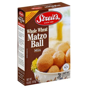 Streits Matzo Ball Mix Whole Wheat 12/4.5 OZ [UNFI #196543] [ebt]
