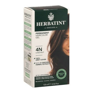 Herbatint Haircolor Gel Permanent Chestnut 4N 4.56 OZ [UNFI #0226654] T