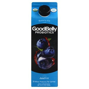 Good Belly Juice Drink Blueberry Acai Flavor 6/32 OZ [UNFI #795567] [ebt] T