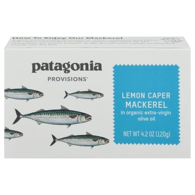 Patagonia Provisions Mackerel Lemon Caper 10/4.2 OZ [UNFI #2544799] [ebt]