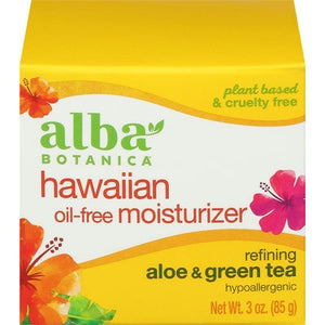 Alba Botanica Moisturizer Oil-Free Hawaiian Aloe & Green Tea 1/3 oz [UNFI-CARLISLE #3211372] T