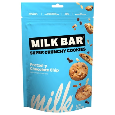 Milk Bar Cookies Pretzel-y Chocolate Chip Super Crunchy 12/4.5 OZ [UNFI #2924751] [ebt]