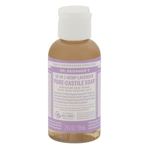 Dr Bronners Soap Pure-Castile Hemp Lavender 18-In-1 2 OZ [UNFI #0814376] T