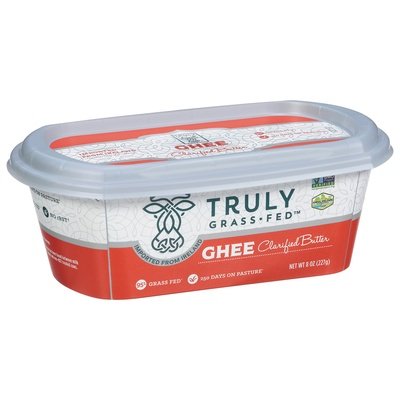 Truly Grass Fed Ghee Original Clarified 12/8 OZ [UNFI #2682136] [ebt]
