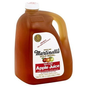 Martinellis 100% Juice Pure Apple 4/128 OZ [UNFI #0339689] [ebt]