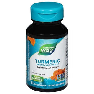 Natures Way Turmeric 500 Mg Vegan Tablets 60 Tab [UNFI #0591842] [ebt]
