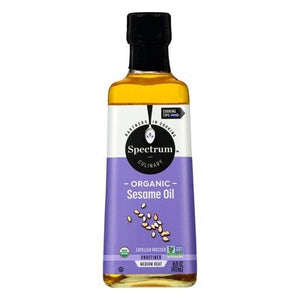 Spectrum Naturals Organic Sesame Oil 12/16 OZ [UNFI #925610] [ebt]