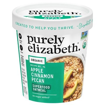 Purely Elizabeth Superfood Oatmeal Organic Apple Cinnamon Pecan 12/2 OZ [UNFI #2831840] [ebt]