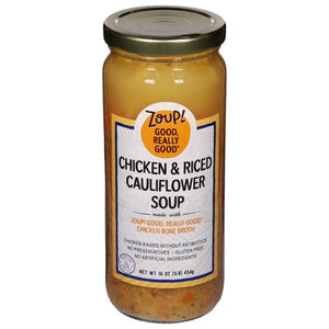Zoup! Soup Chicken & Riced Cauliflower 6/16 oz [UNFI #2838647 ] [ebt]