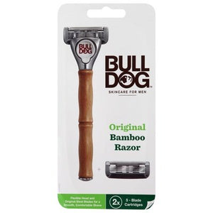 Bulldog Natural Skincare Razor Bamboo Original 1 CT [UNFI #2376614] T