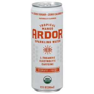 Ardor Sparkling Water Sparkling Water Tropical Mango 12/12 OZ [UNFI #2816353] [ebt] T