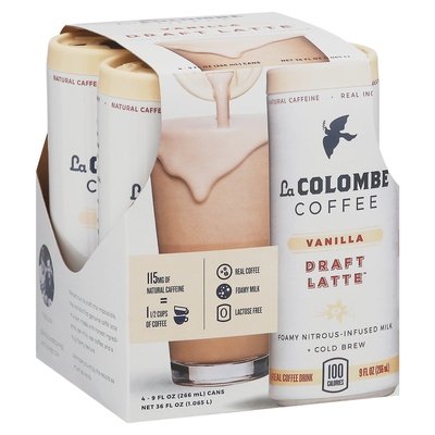 La Colombe Real Coffee Drink Vanilla 4/4/9 OZ [UNFI #2565166] [ebt] T