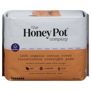 The Honey Pot Pads Overnight Incontinence 1/16 CT [UNFI #2721082] T