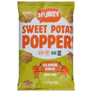 Spudsy Sweet Potato Poppers Grain Free Jalapeno Ranch 9/4 OZ [UNFI #2998953] [ebt]