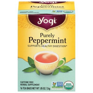 Yogi Tea Caffeine Free Purely Peppermint Bags 6/16 BAG [UNFI #518423] [ebt]