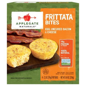 Applegate Farms Frittata Bite Bacon Ched Swiss 8/8.4 OZ [UNFI  #2968162]