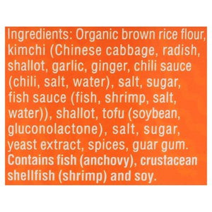 Lotus Foods Rice Ramen Spicy Kimchi 6/1.98 OZ [UNFI #2554004] [ebt]