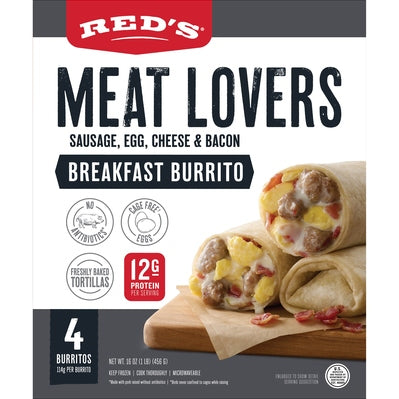 Reds Breakfast Burrito 8/16 oz [UNFI #2937373 ] [ebt]