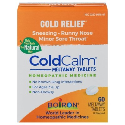 Boiron Cold Relief Meltaway Tablets 60 Tab [UNFI #0135921] T