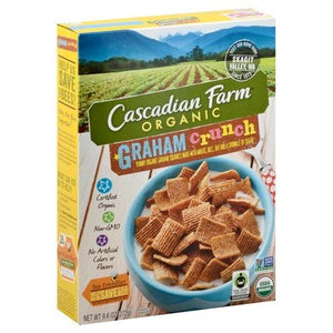 Cascadian Farm Cereal Graham Crunch 10/9.6 OZ [UNFI #1499938] [ebt]