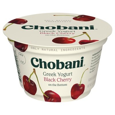 Chobani Yogurt Nonfat Greek Black Cherry On The Bottom 12/5.3 OZ [UNFI #1512334] [ebt]