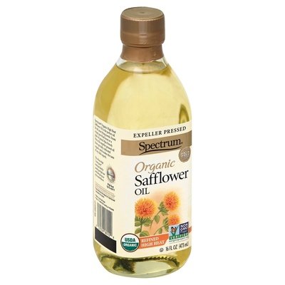 Spectrum Naturals Safflower Oil Organic Refined 12/16 OZ [UNFI #925578] [ebt]