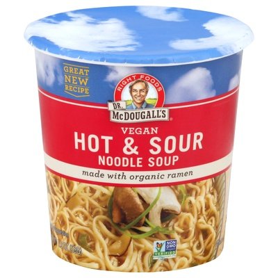 Dr Mcdougalls Noodle Soup Vegan Hot & Sour 6/1.9 OZ [UNFI #756833] [ebt]