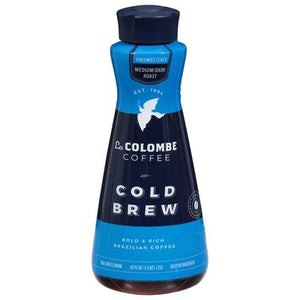 La Colombe Coffee Drink Brazilian Cold Brew Medium/Dark Roast Unsweetened 6/42 OZ [UNFI #2459980] [ebt] T