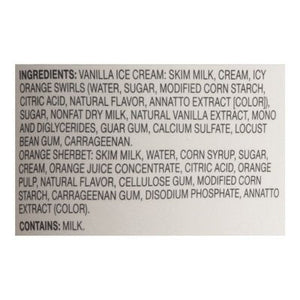 Dr. Bombay Iced Out Orange Cream 8/1 Pint [UNFI  #2989812]