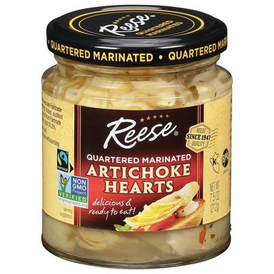 Reese Artichoke Hearts Quartered Marinated 12/7.5 OZ [UNFI #799346] [ebt]