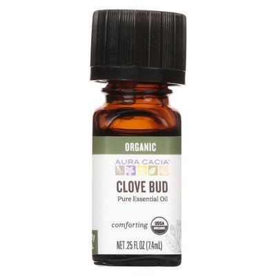 Aura Cacia Pure Essential Oil Comforting Clove Bud 1/.25 OZ [UNFI #327098] T