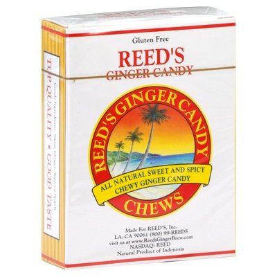 Reeds Ginger Candy Chews 20/2 OZ [UNFI #144261] [ebt] T