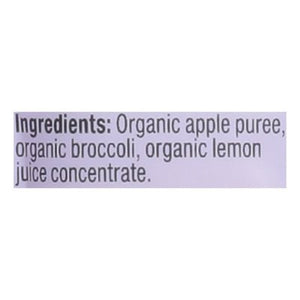 Plum Organics Baby Food Organic Apple + Broccoli Stage 2 (6+months) 6/4 OZ [UNFI #1144625] [ebt]