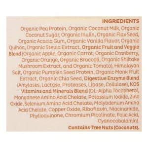 Kos Plant Protein Organic Vanilla Flavored 20.6 OZ [UNFI #2521326] T