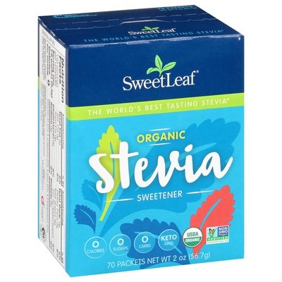 Sweet Leaf Stevia Sweetener Organic 70 CT [UNFI #1776301] [ebt] T