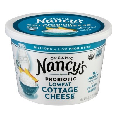 Nancys Springfield Creamery Cottage Cheese 2% Milkfat Min Lowfat Organic 6/16 OZ [UNFI #280636] [ebt]